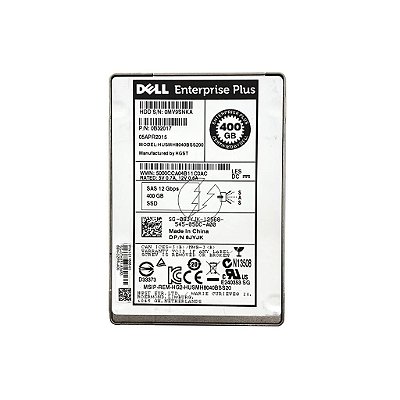 HD SSD Dell Enterprise Plus 400GB, 2,5" SAS, 6 Gbps