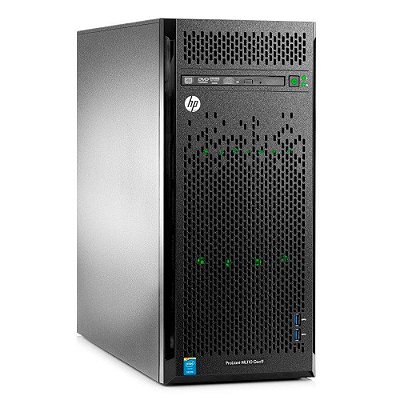 Servidor HP Proliant ML110 G9: 1x Xeon E5-1603 V3, DDR4 32GB, 1x HD SATA 1TB