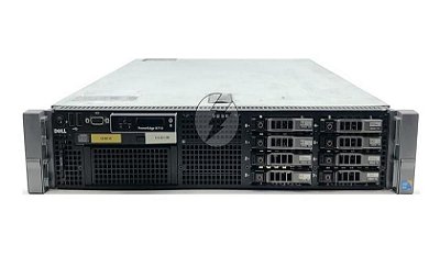 Servidor Dell PowerEdge R710: 2x Xeon 6 core, DDR3 64GB, 2x HD SATA 2TB, Placa 2x SFP+ 10Gb