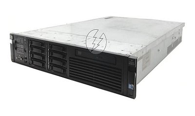 Servidor HP ProLiant DL380 G7 8 Baias: 2x Xeon 6 core, DDR3 64GB, 2x HD SAS 600GB, Placa 2x SFP+ 10Gb