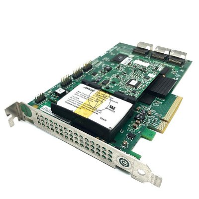 Placa Controladora AMCC 9650SE-12/16ML: PCI-E, SATA, com Bateria