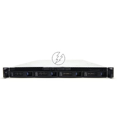 Kit Servidor Chenbro RM13704: 2x Xeon 6 core, DDR3 32GB, 1x SSD SATA 480GB + 1x Placa 4x RJ45 1Gb