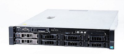 Servidor Dell PowerEdge R510 8B: 1x Xeon 6 core, DDR3 64GB, 2x HD SAS 600GB + 6x HD SAS 8TB