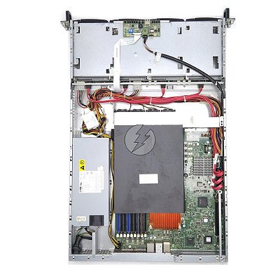 Placa Mãe de Servidor Chenbro RM11704: 4x USB, 2x Ethernet, 1x VGA, 1x Serial