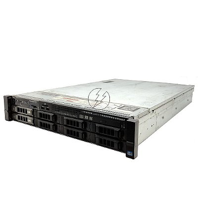 Kit Servidor Dell PowerEdge R720: 2x Xeon 8 core, DDR3 192GB, 4x HD SAS 1TB + 1x Placa 2x SFP+ 10Gb + Trilhos