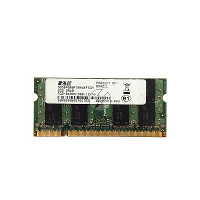 Memória RAM SMART SG564568FG8NWKFSGM: DDR2, 2GB, 2Rx8