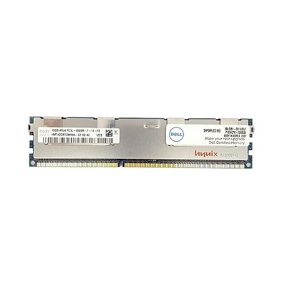 Memória RAM SK hynix HMT42GR7CMR4A-G7 SNPGRFJCC/16G: DDR3L, 16GB, 4Rx4, 1066R, RDIMM
