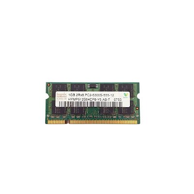 Memória Ram Notebook SK Hynix HYMP512S64CP8-Y5: DDR2, 1GB, 333S, SODIMM