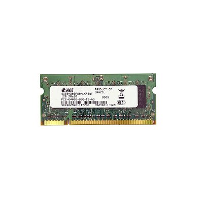 Memória Ram Notebook 1GB DDR2 SMART SG564283FG8NWKFSQT 690G: 2Rx16