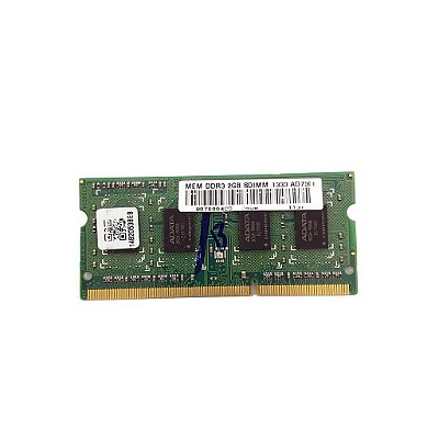 Memória RAM Genérica: DDR3, 2GB, Rx, 1333, SODIMM