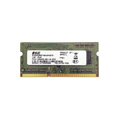 Memória Ram Notebook 1GB DDR3 SMART SH564288FH8NWPHSFR 778H: 1Rx8