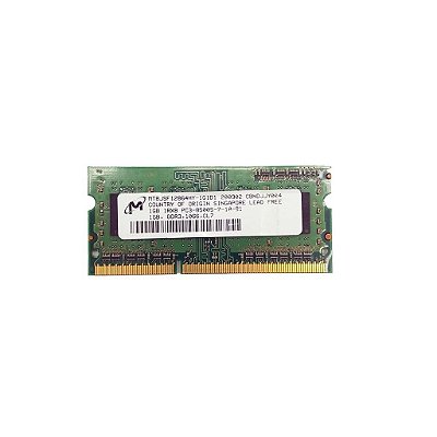 Memória RAM Micron MT8JSF12864HY 43R1989: DDR3, 1GB, 1Rx8