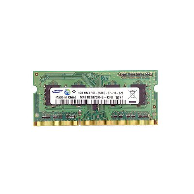 Memória RAM Samsung M471B2873FHS-CF8 DDR3 1GB, 1066 para Notebook