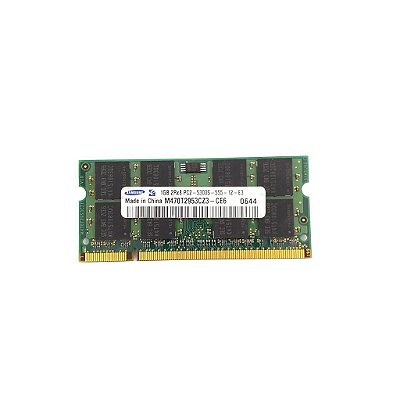 Memória Ram Samsung M470t2953cz3-ce6 DDR2 1GB, 2rx8 667