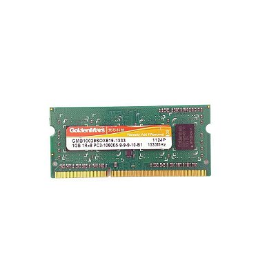Memória Ram Goldenmars Gmb10028sox819-1333: DDR3, 1GB, 1rx8