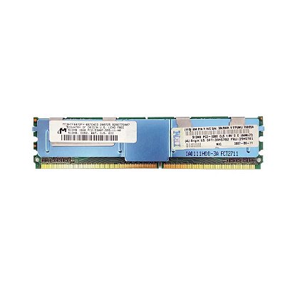Memória Ram Micron Mt9htf6472fy: DDR2, 512MB, 1rx8 333 Fbdimm