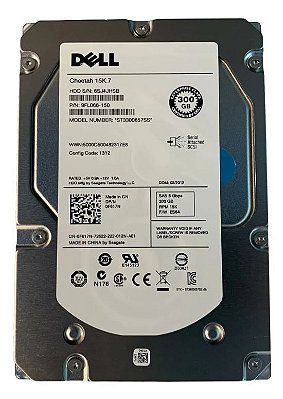 HD 3,5" Dell Enterprise Plus 600GB SAS 15K: St3600957ss