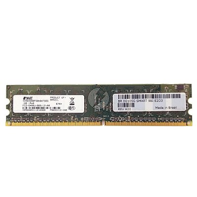 Memória Ram Smart SH564288FG8N6KFSEG: DDR2 1GB, 800U, 1Rx8, UDIMM