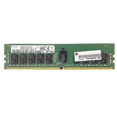 Memória RAM Samsung M393A1G40EB1-CRC 809079-581: DDR4, 8GB, 1Rx4, 2400T, RDIMM