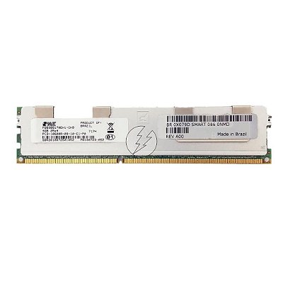 Memória RAM SMART M393B5170EH1-CH9 717H 500203-261 0CX079D: DDR3, 4GB, 2Rx4, 1333R, RDIMM