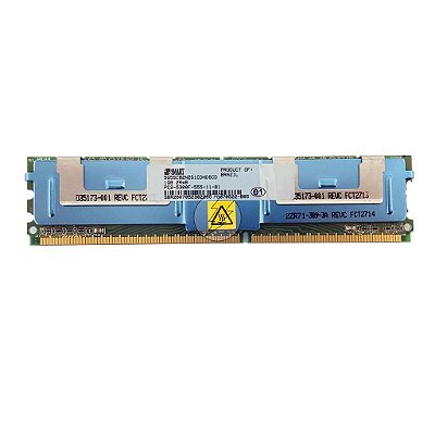 Memória RAM SMART SG5SC82N2G1CDNDSCD 0UN570: DDR2, 1GB, 2Rx8, 667F, FBDIMM