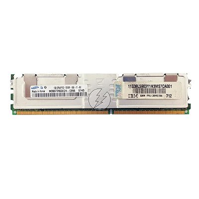 Memória RAM Samsung M395T2953EZ4-CE66 38L5903 39M5784 398706-051: DDR2, 1GB, 2Rx8, 667F, FBDIMM