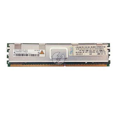 Memória RAM Qimonda HYS72T128420HFN-3S-A 398706-051: DDR2, 1GB, 2Rx8, 667F, FBDIMM