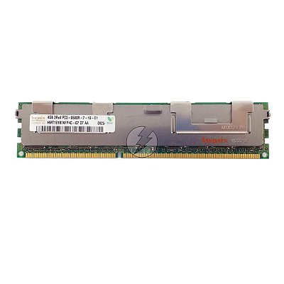 Memória RAM SK hynix HMT151R7AFP4C-G7: DDR3, 4GB, 2Rx4, 1066R, RDIMM