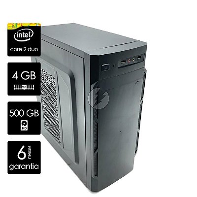 Computador Core 2 Duo E7400 2.80Ghz, 4GB Ram, HD 500GB, com WiFi