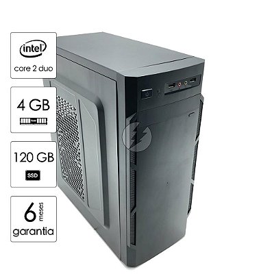 Micro Computador Intel E7400 2.80Ghz, 4GB, SSD 120GB, com WiFi
