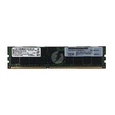 Memória RAM SMART M393B2G70BH0-CK0 R163B03G 47J0183 00D4970: DDR3, 16GB, 2Rx4, 1600MHz, 12800R, RDIMM