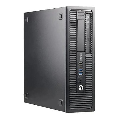 Computador HP EliteDesk 800 G1 SFF: i3-4ª, RAM 8GB, SSD SATA