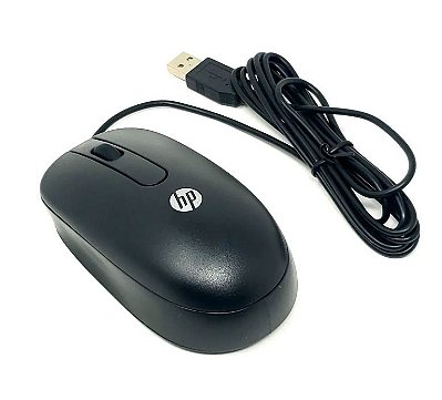 Mouse USB, HP Msu1158, para Computador ou Notebook - cor Preto