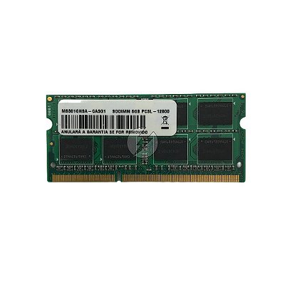 Memória Notebook 8GB, DDR3, 1600mhz, Multilaser: ms301gnsz-ca3g1