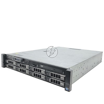 Servidor Dell PowerEdge R510 8B: 1x Xeon 6 core, DDR3 64GB, 2x HD SAS 600GB