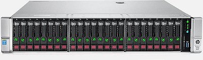 Kit Servidor HP DL380 G9: 2x Xeon 22 core, DDR4 256GB, 2x SSD SAS 200GB + 24x HD SAS 1,2TB + 1x Placa 2x QSFP+ 40Gb