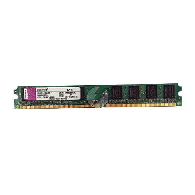 Memória RAM Kingston KVR800D2N5/1G Chip Kingston: DDR2, 1GB, 800, UDIMM, VLP