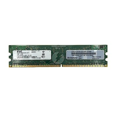 Memória RAM SMART M378T2863QZS-CF7 41A1101 41X1080 540G: DDR2, 1GB, 1Rx8, 800U, UDIMM