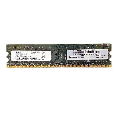Memória RAM SMART M378T2863EHS-CF7 41X1080 404574-288: DDR2, 1GB, 1Rx8, 800U, UDIMM