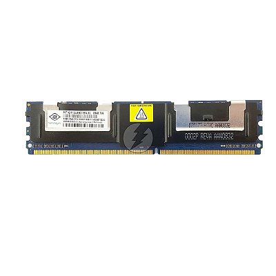 Memória RAM Nanya NT1GT72U89D1BN-3C: DDR2, 1GB, 1Rx8, 667F, FBDIMM