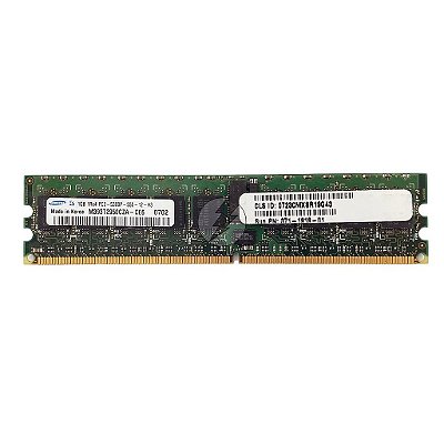 Memória RAM Samsung M393T2950CZA-CE6 371-1919-01: DDR2, 1GB, 1Rx4, 667P, RDIMM