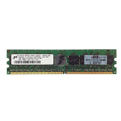 Memória RAM Micron MT18HTF12872AY-53EB1 384376-051: DDR2, 1GB, 2Rx8, 533E, ECC UDIMM
