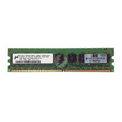 Memória RAM Micron MT18HTF12872AY-800D1 445166-051: DDR2, 1GB, 2Rx8, 800E, ECC UDIMM