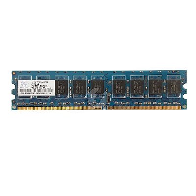 Memória RAM Nanya NT1GT72U8PA1BY-3C: DDR2, 1GB, 2Rx8, 667E, ECC UDIMM