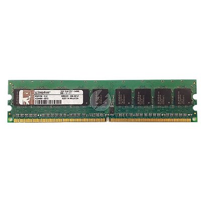 Memória RAM Kingston KW579C-ELC Chip Elpida: DDR2, 1GB, Rx, 800E, ECC UDIMM