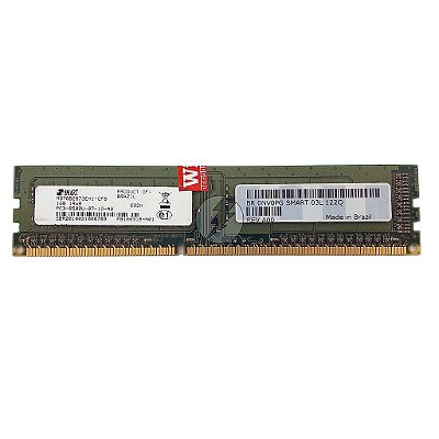 Memória RAM SMART M378B2873EH1-CF8 692H 0NV0PG: DDR3, 1GB, 1Rx8, 1066U, UDIMM