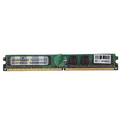 Memória RAM MarkVison MVMT1GB28UDX8C5-667: DDR2, 1GB, Rx, 667, UDIMM, VLP