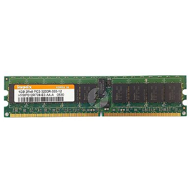 Memória RAM SK hynix HYMP512R728-E3: DDR2, 1GB, 2Rx8, 333R, RDIMM