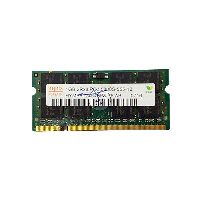 Memória RAM SK Hynix HYMP512S64BP8-Y5: DDR2, 1GB, 2Rx8, 667S, SODIMM