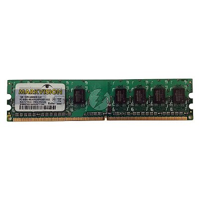 Memória RAM MarkVision: DDR2, 1GB, Rx, 800, UDIMM